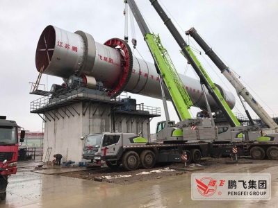 Annual processing of 800000 tons of red mud rotary kiln