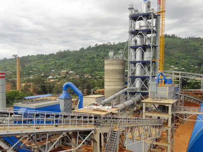 Installation site of 1500TPD cement production line in Rwanda