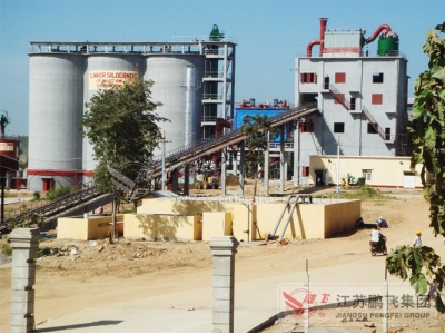 Annual output of 600000 tons of cement grinding station